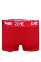 Beyaz Çizgili Kırmızı Erkek Boxer