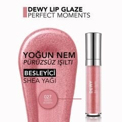 Flormar Dewy Lip Glaze Nemlendirici Dudak Parlatıcısı No: 027