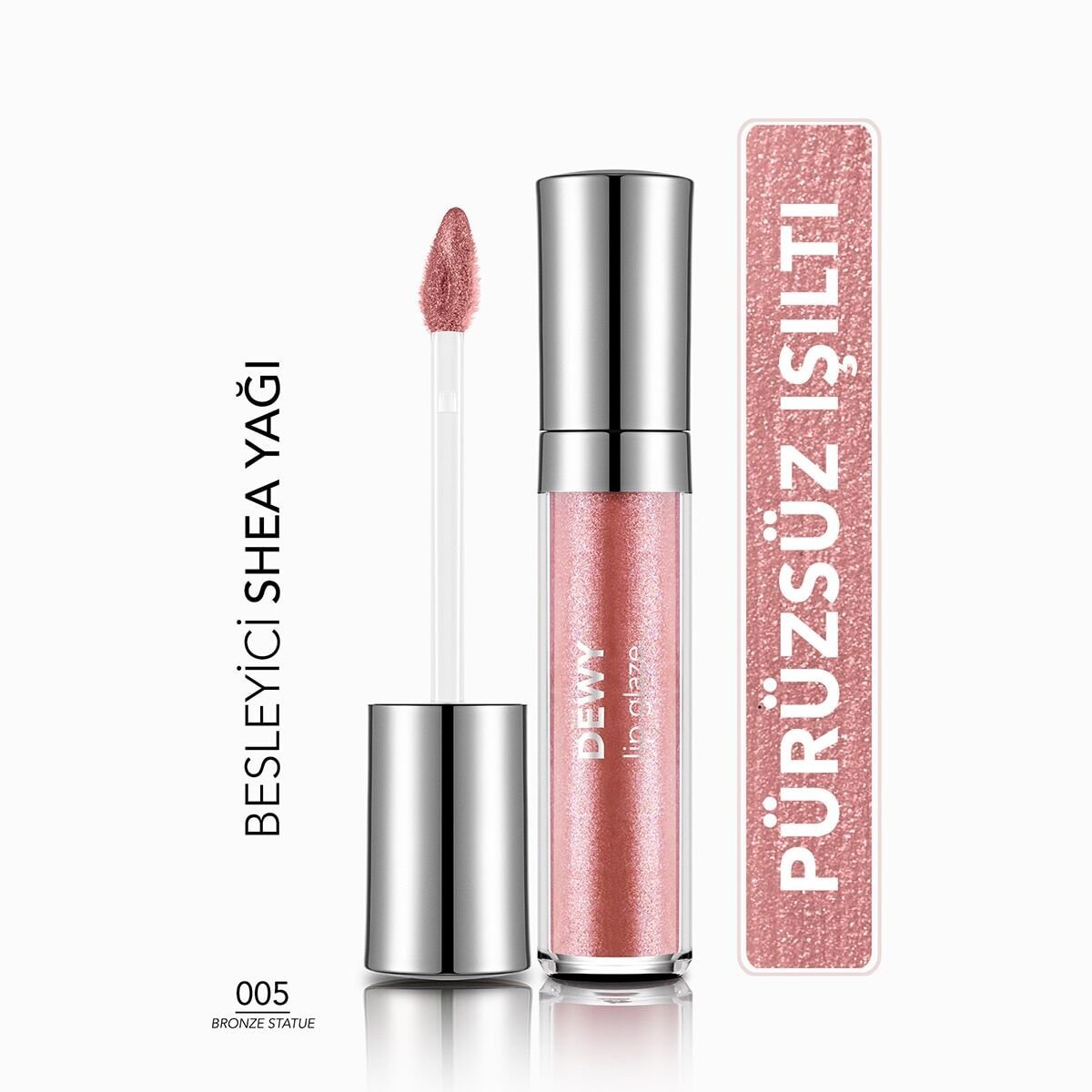 Flormar Dewy Lip Glaze Nemlendirici Dudak Parlatıcısı No: 005