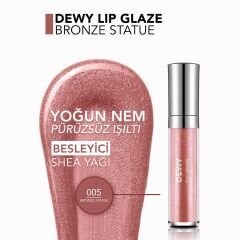 Flormar Dewy Lip Glaze Nemlendirici Dudak Parlatıcısı No: 005