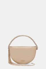 BEIGE SATIN BAG GEDEBE