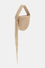 BEIGE SATIN BAG GEDEBE