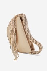 BEIGE SATIN BAG GEDEBE