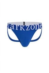 Fantezi Arkası Açık Saks Erkek Jockstrap