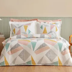 Karaca Home Lenny %100 Pamuk Tek Kişilik Pike Takımı Multicolor