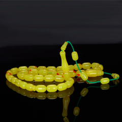 Usta İşçilikli Osmanlı Kehribarı Tesbih