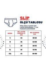 Erkek Turuncu Yanları Açık Geniş Lastikli Slip Külot