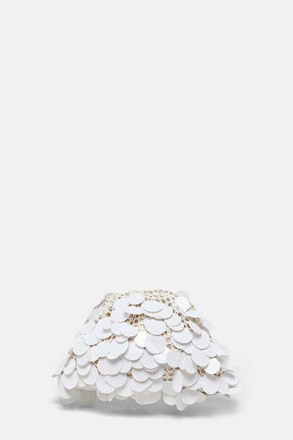 WHITE BAG MARY THE ROSE