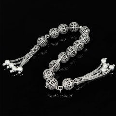 925 Ayar Zaza Model Gümüş Tesbih