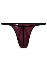 Erkek Fantezi Bordo Pamuklu String