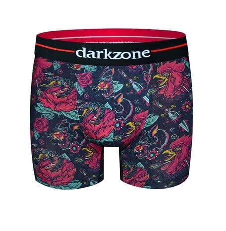 Horoz Desenli Erkek Boxer (Dijital Boxer) S