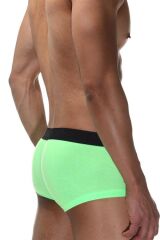 Neon Yeşil Erkek Hipster Boxer