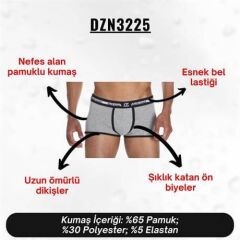 Biyeli Gri Erkek Boxer