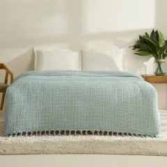 Karaca Home Mady %100 Cotton Waffle Çift Kişilik Tek Pike