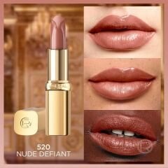 L'ORÉAL PARIS Color Riche Saten Bitişli Ruj - 520 Nude Defiant