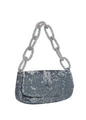 Jimba Soho Silver Evening Bag