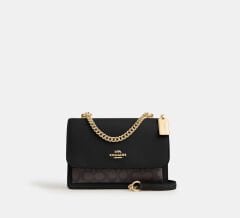 Coach Klare Crossbody Bag in Signature - Gold/Walnut/Black