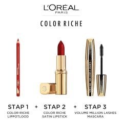 L'ORÉAL PARIS Color Riche Saten Bitişli Ruj - 110 Made in Paris Nude