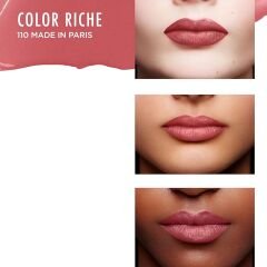 L'ORÉAL PARIS Color Riche Saten Bitişli Ruj - 110 Made in Paris Nude