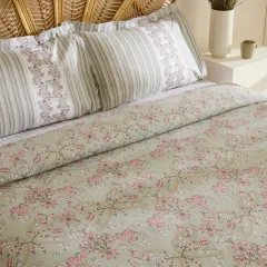 Karaca Home Empres %100 Pamuk Tek Kişilik Pike Takımı Adaçayı