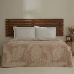 Karaca Home Leafy Sea Müslin Çift Kişilik Tek Pike
