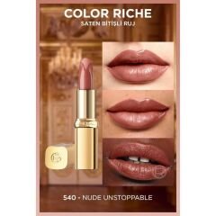 L'ORÉAL PARIS Color Riche Saten Bitişli Ruj - 540 Nude Unstoppable