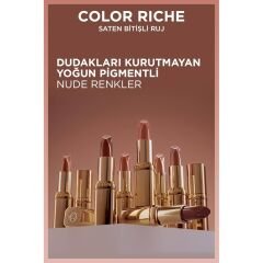 L'ORÉAL PARIS Color Riche Saten Bitişli Ruj - 570 Worth It Intense