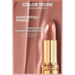 L'ORÉAL PARIS Color Riche Saten Bitişli Ruj - 570 Worth It Intense