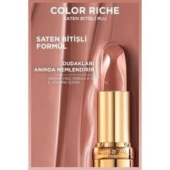 L’Oréal Paris Color Riche Saten Bitişli Ruj - 505 Nude Resilient