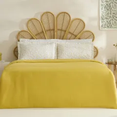 Karaca Home Lina Bambu Tek Kişilik Pike Takımı Sarı