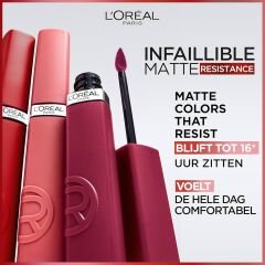 L'ORÉAL PARIS Infaillible Matte Resistance Likit Mat Ruj - 120 Major Crush