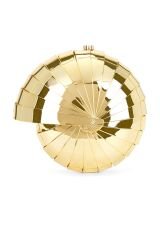 Sirena Clutch in Shiny Gold Cult Gaia