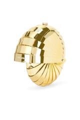 Sirena Clutch in Shiny Gold Cult Gaia