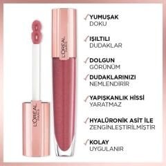 L'ORÉAL PARIS Brilliant Signature Plump in Gloss Ruj 404, Insert