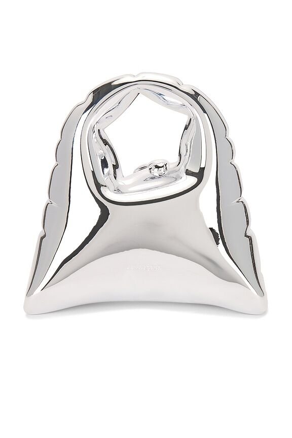 Inara Top Handle in Shiny Silver Cult Gaia