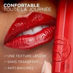 L'ORÉAL PARIS Infaillible Laque Resistance Likit Parlak Ruj - 420 Rouge Paris