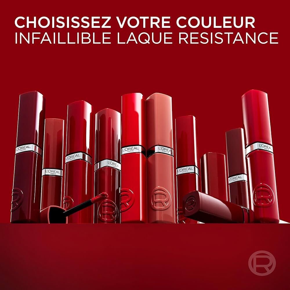 L'ORÉAL PARIS Infaillible Laque Resistance Likit Parlak Ruj - 420 Rouge Paris