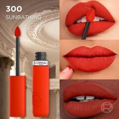 L'ORÉAL PARIS Infaillible Matte Resistance Likit Mat Ruj - 300 Sun Bathing