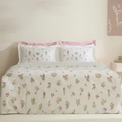 Karaca Home Le Mans %100 Pamuk Çift Kişilik Nevresim Takımı Pembe