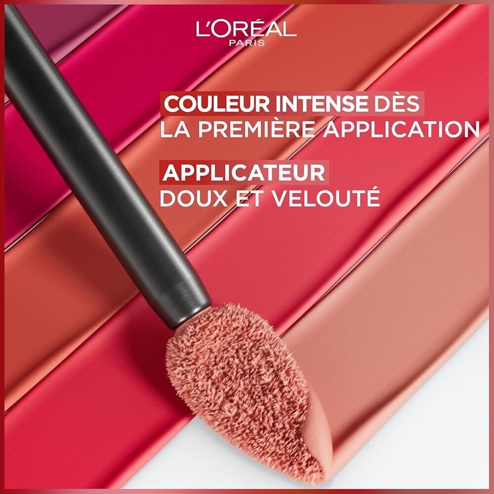 L'ORÉAL PARIS Loreal Infaillible Matte Resistance Likit Mat Ruj - 635 Worth It Medium