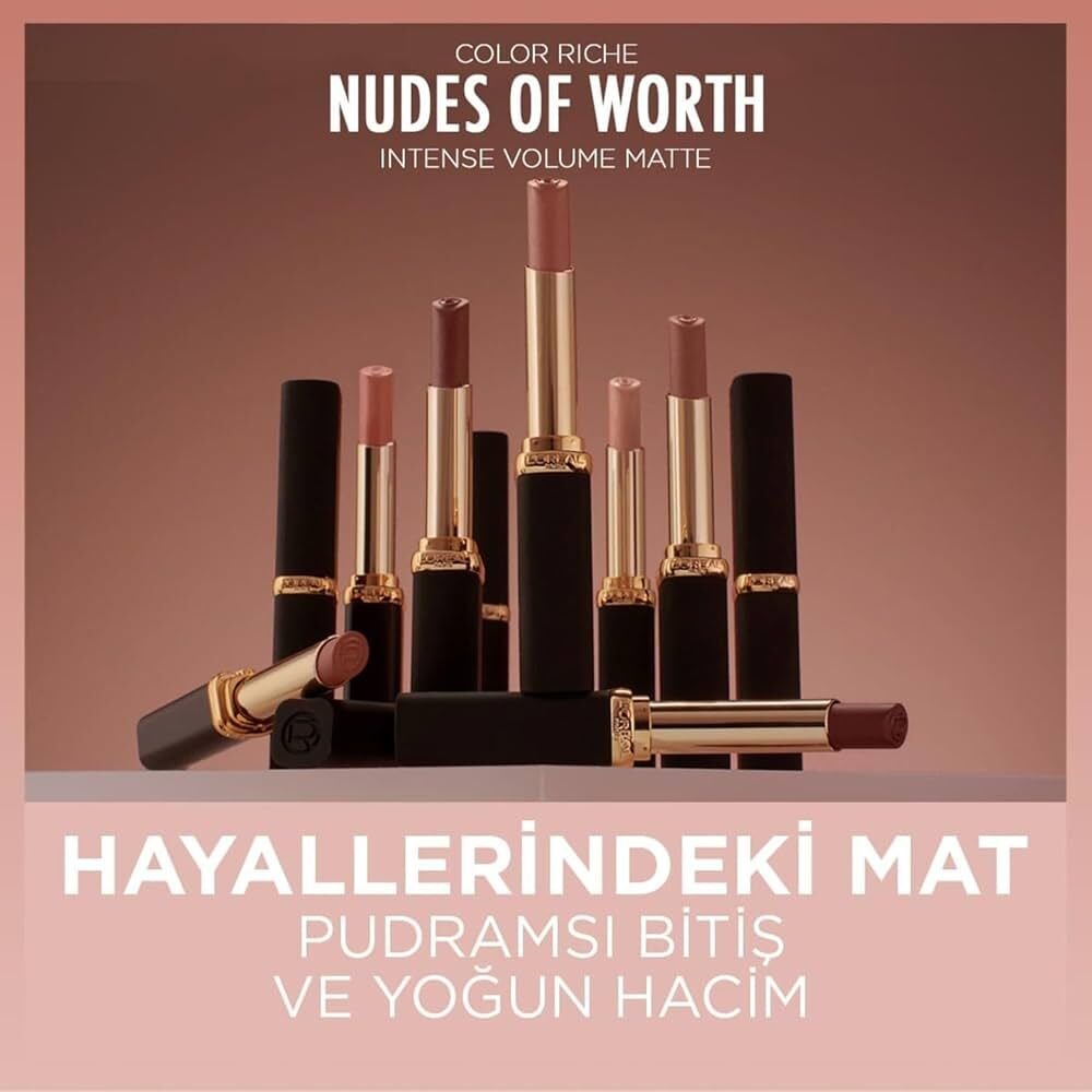 L'ORÉAL PARIS Color Riche Intense Volume Matte Ruj - 505 Nude Resilient