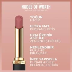 L'ORÉAL PARIS Color Riche Intense Volume Matte Ruj - 505 Nude Resilient