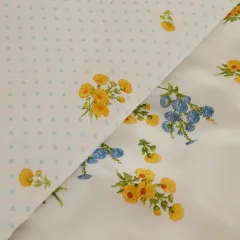 Karaca Home Mizu %100 Pamuk Çift Kişilik Pike Hediyeli Nevresim Takımı