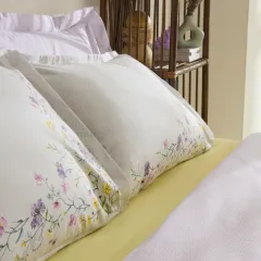 Karaca Home Eliana %100 Pamuk Çift Kişilik Nevresim Takımı Lila