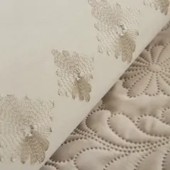 Karaca Home Glory Çift kişilik%100 Pamuk 7 Parça Düet Set Bej