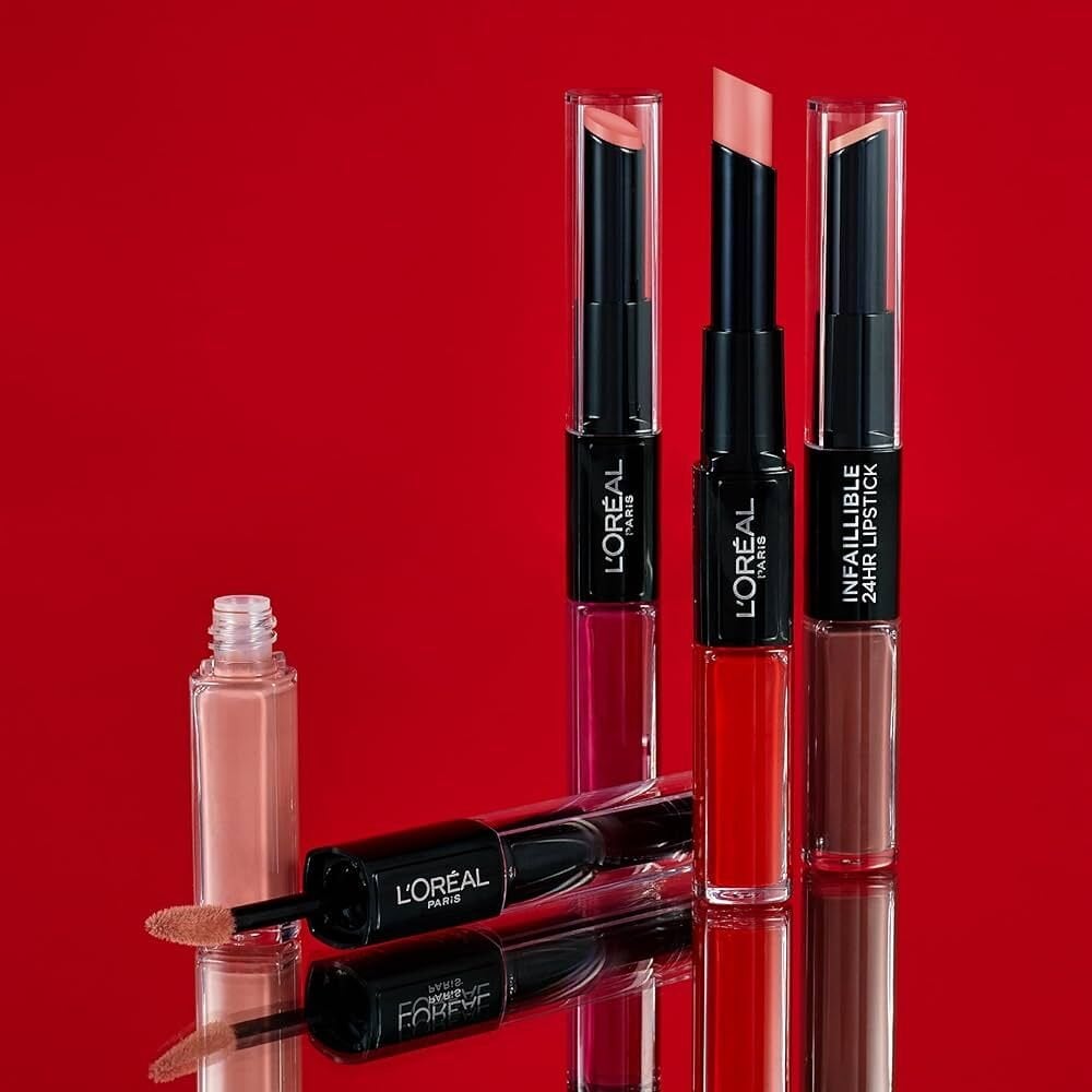 L'ORÉAL PARIS Infaillible 2-Step 24 Saat Kalıcı Likit Ruj & Balm - 101 Everlasting Paris