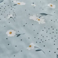 Karaca Home Daisy %100 Pamuk Çift Kişilik Nevresim Takımı Mint