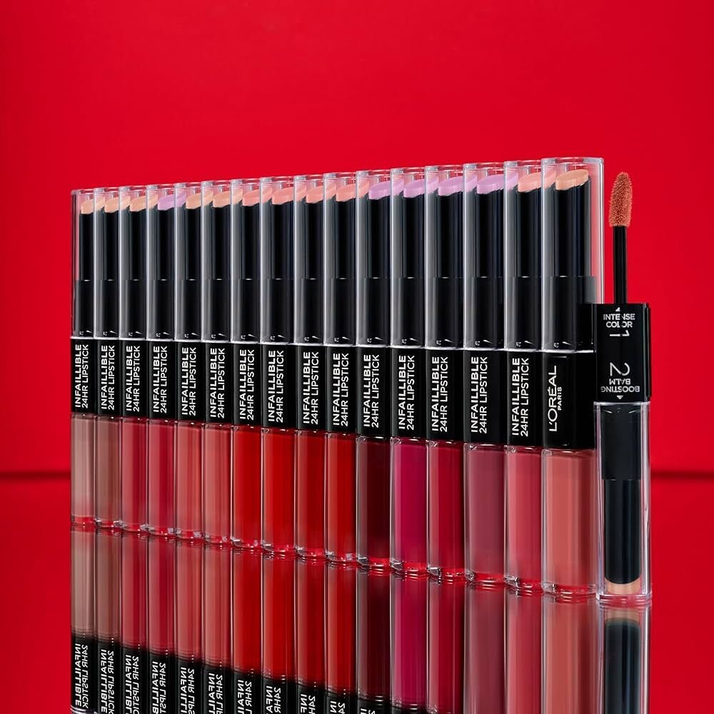 L'ORÉAL PARIS Infaillible 2-Step 24 Saat Kalıcı Likit Ruj & Balm - 501 Timeless Red