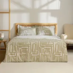 Kaşmir Home Mosy %100 Pamuk Çift Kişilik Nevresim Takımı Çağla