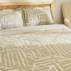 Kaşmir Home Mosy %100 Pamuk Çift Kişilik Nevresim Takımı Çağla